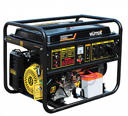 Бензиновый генератор Huter DY8000LX (5.2 КВт)